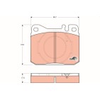 Plaquettes De Frein Avant Pour MERCEDES A Trois Volumes Classe S Coupé