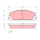 Plaquettes De Frein Avant Pour Seat 131 132 Ritmo Fiat 127 131 132 Campagnola