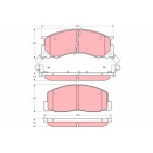 Plaquettes De Frein Avant Pour Toyota Estima Liteace Model F Previa 04465-28170