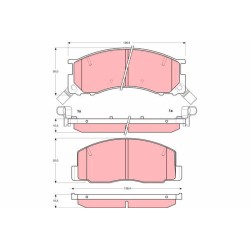 Plaquettes De Frein Avant Pour Toyota Estima Liteace Model F Previa 04465-28170