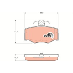 Plaquettes De Frein Arrière Pour Nissan Almera II Hatchback Tino Primera Viano