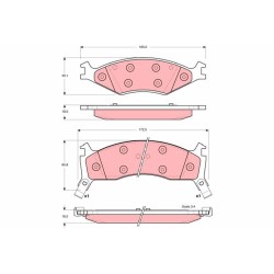Plaquettes De Frein Avant Pour Kia Sephia Shuma I Sportage 0K0113323Z