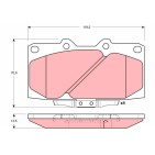 Plaquettes De Frein Avant Pour Nissan 200 SX D1060-74F92