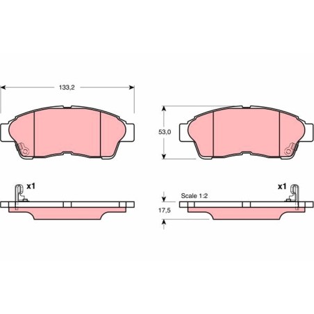 Plaquettes De Frein Avant Pour Toyota Carina E Celica Corona RAV 4 I 04465-42060