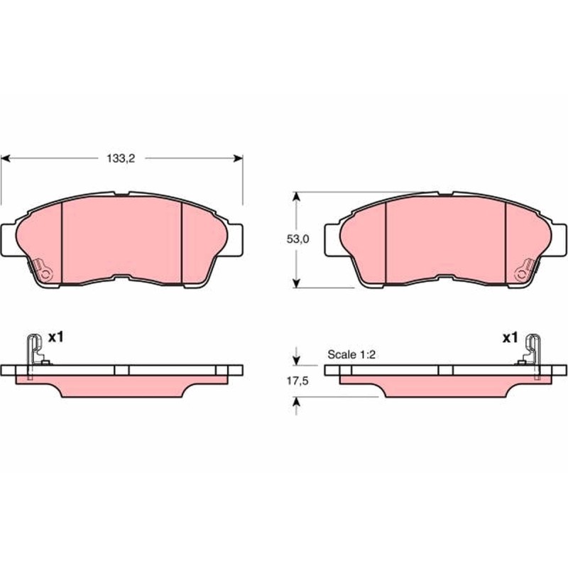 Plaquettes De Frein Avant Pour Toyota Carina E Celica Corona RAV 4 I 04465-42060