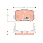 Plaquettes De Frein Arrière Pour Acura Honda Rover 43022-SP0-E01 06430-S0K-J00