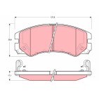 Plaquettes De Frein Avant Pour Opel Isuzu Vauxhall 1605848 8971805250 1605913