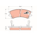 Plaquettes De Frein Avant Pour Hyundai Atos 58101-02A00