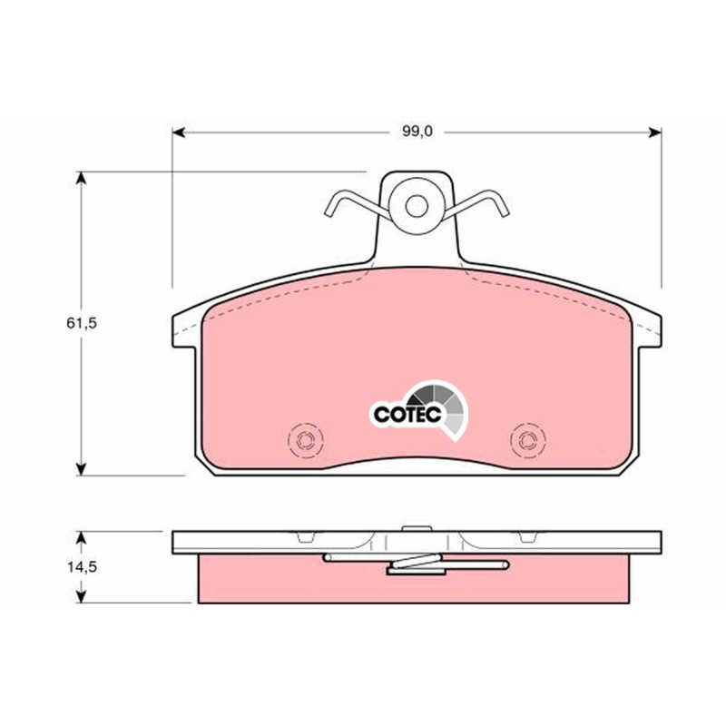 Plaquettes De Frein Avant Pour Suzuki Iveco Santana 00000A00154 500028834