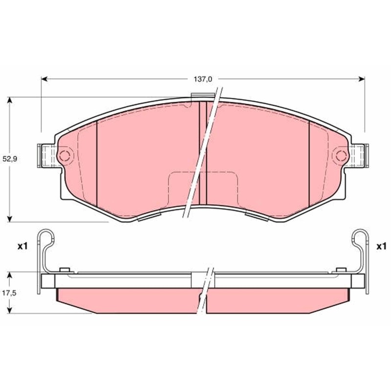 Plaquettes De Frein Avant Pour Daewoo Hyundai Ssangyong 58101-34A10 4813005011