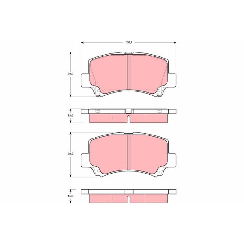 Plaquettes De Frein Avant Pour Suzuki Wagon R+ 55810-75F12-000 55810-75F30