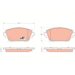 Plaquettes De Frein Avant Pour Nissan Almera Tino Primera Hatchback 41060-4U125