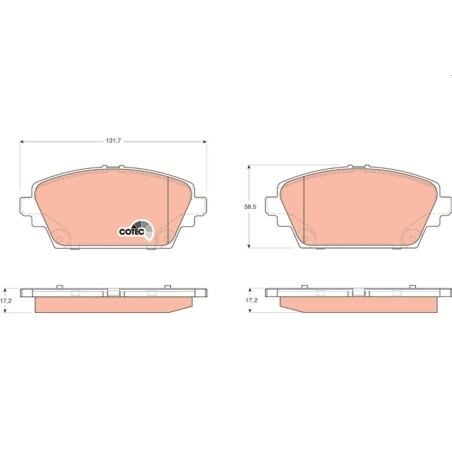 Plaquettes De Frein Avant Pour Nissan Almera Tino Primera Hatchback 41060-4U125