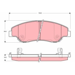 Plaquettes De Frein Avant Pour Kia Retona Sportage 0K045-3323Z OK0453323Z