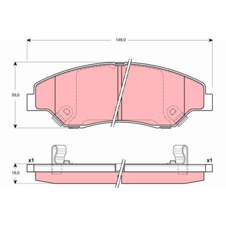 Plaquettes De Frein Avant Pour Kia Retona Sportage 0K045-3323Z OK0453323Z