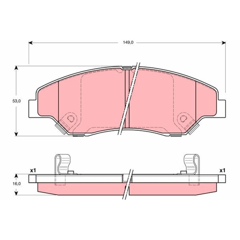 Plaquettes De Frein Avant Pour Kia Retona Sportage 0K045-3323Z OK0453323Z