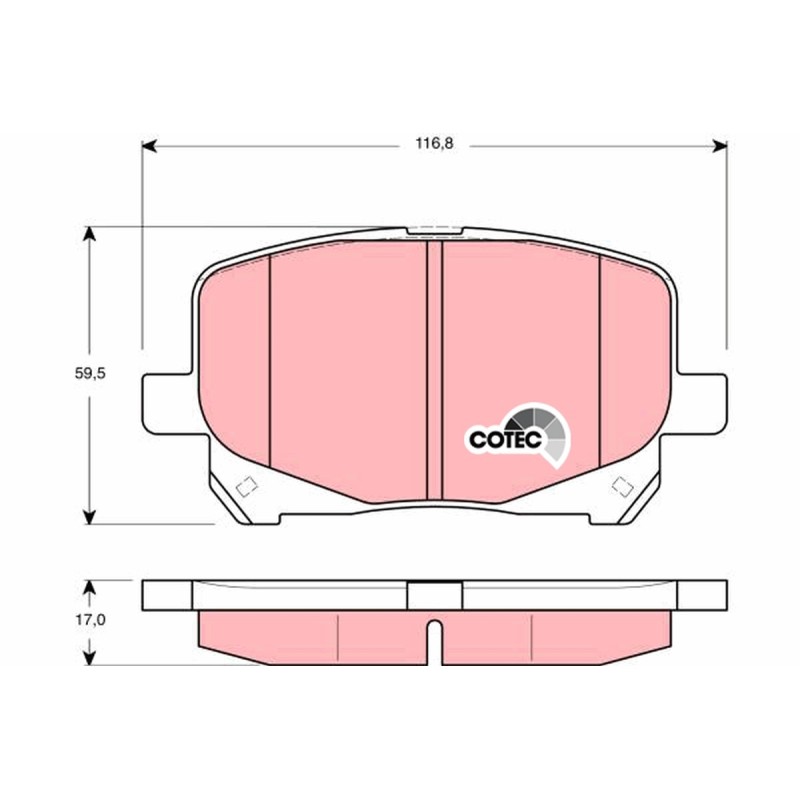 Plaquettes De Frein Avant Pour Toyota Previa II 04465-28410 04465-28460
