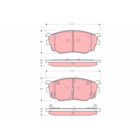 Plaquettes De Frein Avant Pour Mazda 323 F VI S 626 V Hatchback G1YC3323ZA