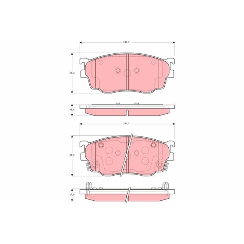 Plaquettes De Frein Avant Pour Mazda 323 F VI S 626 V Hatchback G1YC3323ZA