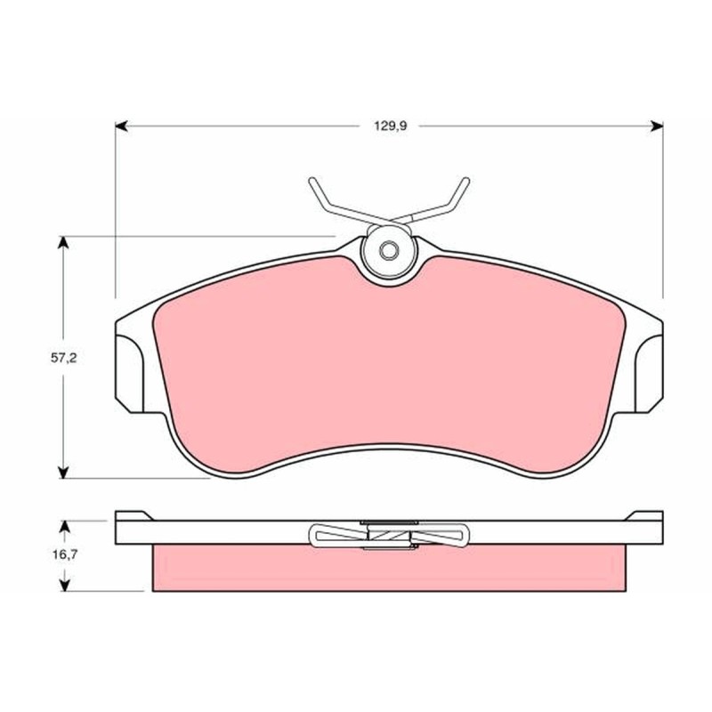 Plaquettes De Frein Avant Pour Nissan Almera II Hatchback Primera 41060-2F027