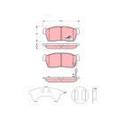 Plaquettes De Frein Avant Pour Suzuki Carry Ignis I Daihatsu Copen Sirion