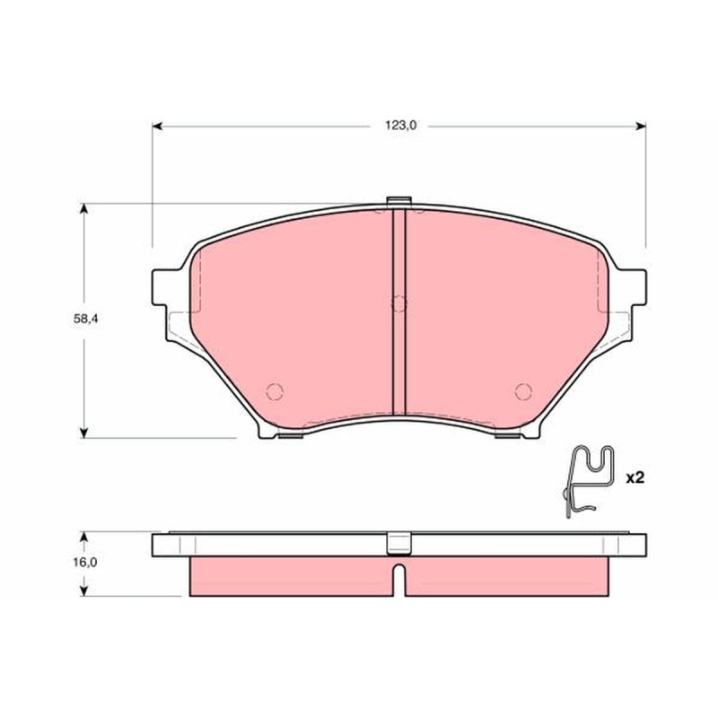 Plaquettes De Frein Avant Pour Mazda MX-5 II N0Y73328Z N0Y93323Z