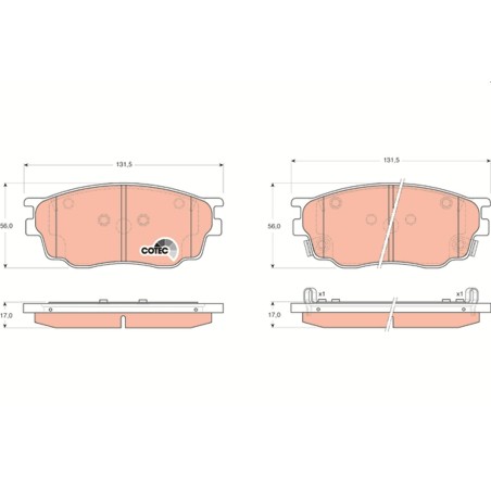 Plaquettes De Frein Avant Pour Mazda 6 Hatchback 323 F VI S 626 V GJYA3323ZD