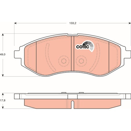 Plaquettes De Frein Avant Pour Chevrolet Aveo/Kalos Daewoo Kalos 96534653