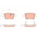 Plaquettes De Frein Arrière Pour Toyota Avensis Corolla 04466-05010 04466-05020