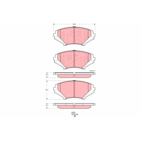 Plaquettes De Frein Avant Pour Mazda RX-8 F1Y93323ZA F1YA3323ZA F1YA3323ZB
