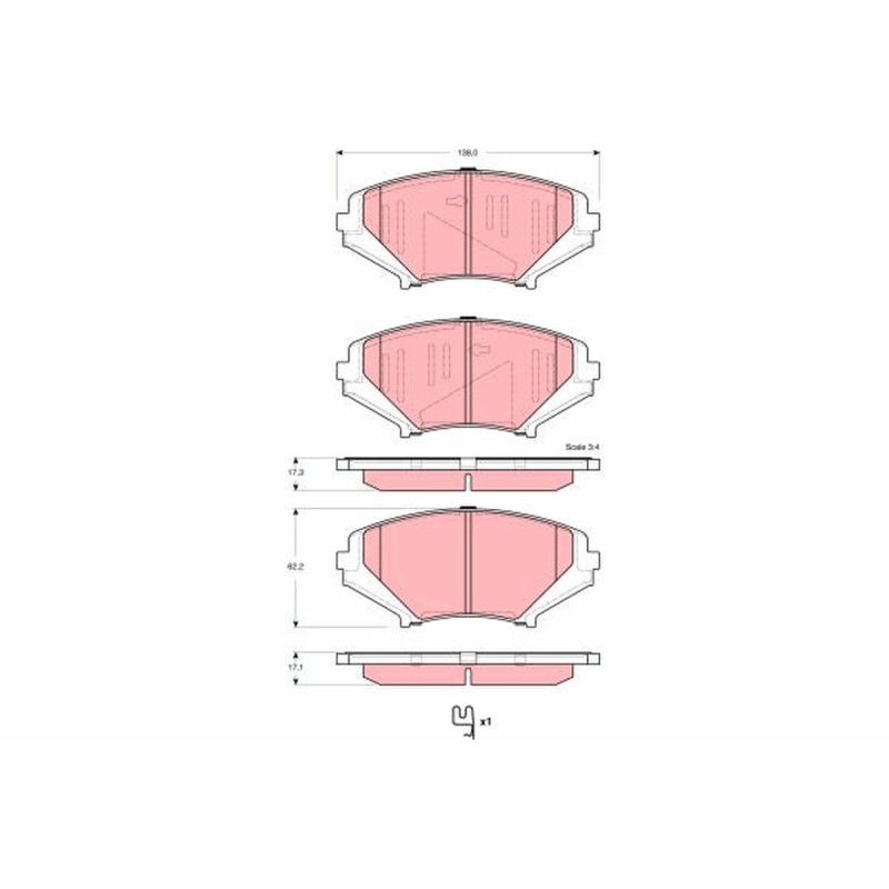 Plaquettes De Frein Avant Pour Mazda RX-8 F1Y93323ZA F1YA3323ZA F1YA3323ZB