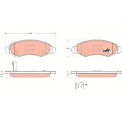 Plaquettes De Frein Avant Pour Suzuki Ignis II Wagon R R+ Subaru Justy III