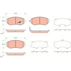 Plaquettes De Frein Avant Pour Subaru Forester Impreza Legacy IV V 26296FE081