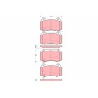 Plaquettes De Frein Avant Pour Nissan 350 Z Roadster D1060-CD00C D10F0-CD00C