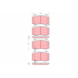 Plaquettes De Frein Avant Pour Nissan 350 Z Roadster D1060-CD00C D10F0-CD00C