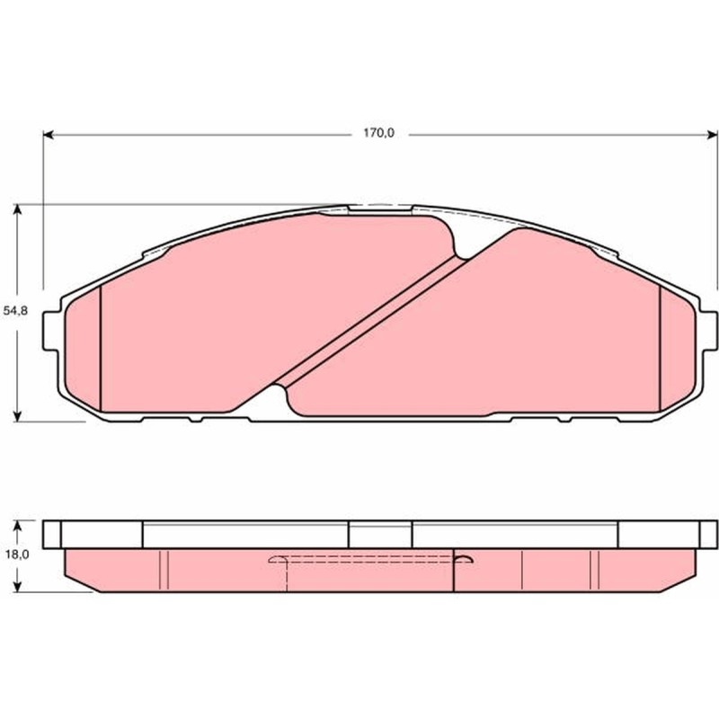 Plaquettes De Frein Avant Pour Nissan Patrol GR IV 41060-37J91 41060-37J93