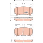 Plaquettes De Frein Arrière Pour Toyota Mark X I II Lexus GS IS C II