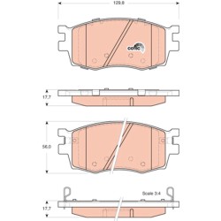 Plaquettes De Frein Avant Pour Hyundai Accent III i20 Kia RIO II