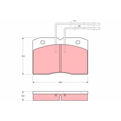 Plaquettes De Frein Avant Pour Renault Alfa Romeo Iveco 7701349255 1902292
