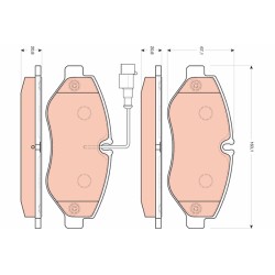 Plaquettes De Frein Avant Pour Nissan Cabstar NT400 RENAULT TRUCKS MAXITY