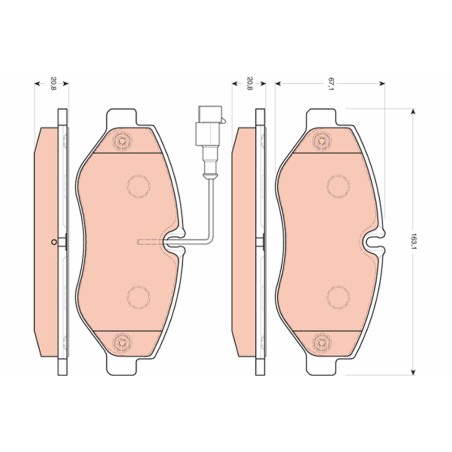Plaquettes De Frein Avant Pour Nissan Cabstar NT400 RENAULT TRUCKS MAXITY
