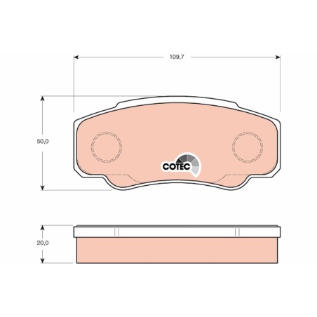 Plaquettes De Frein Arrière Pour Nissan Cabstar NT400 RENAULT TRUCKS MAXITY