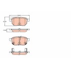Plaquettes De Frein Arrière Pour Toyota Aston Martin Lexus Subaru 04466-02260