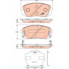 Plaquettes De Frein Avant Pour Renault Hyundai Kia 58101-1DE00 58101-2SA50
