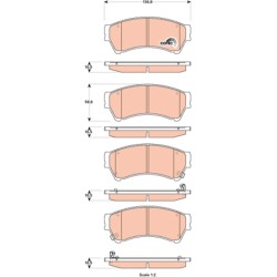 Plaquettes De Frein Avant Pour Ford USA Fusion Mazda 6 Hatchback