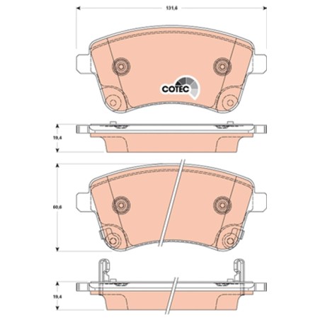 Plaquettes De Frein Avant Pour Kia Venga 58101-1PA00