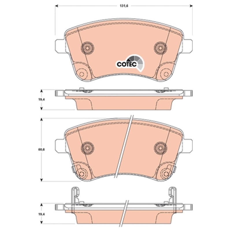 Plaquettes De Frein Avant Pour Kia Venga 58101-1PA00