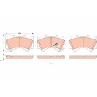 Plaquettes De Frein Avant Pour Toyota Land Cruiser 200 Sequoia Tundra Pick-up LX