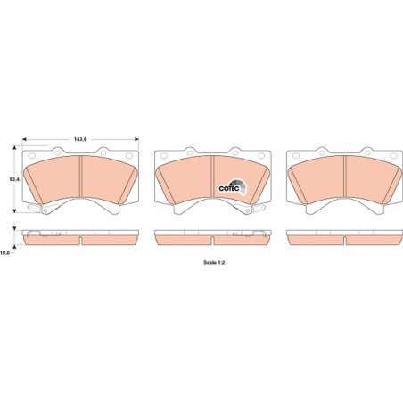 Plaquettes De Frein Avant Pour Toyota Land Cruiser 200 Sequoia Tundra Pick-up LX