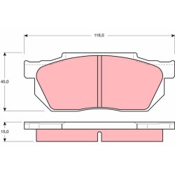 Plaquettes De Frein Avant Pour Honda City Civic IV VI CRX I II 45022-SB2-672